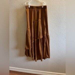 Wishlist Brown Layered Skirt